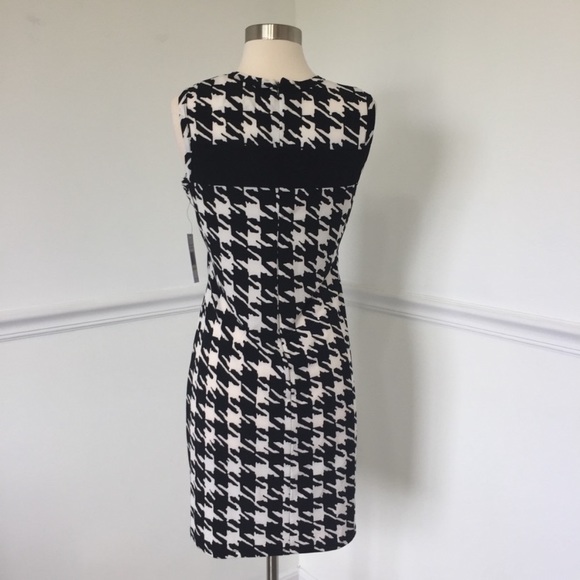 VickeyTiel Sleeveless Houndstooth Pattern Dress - Picture 5 of 7